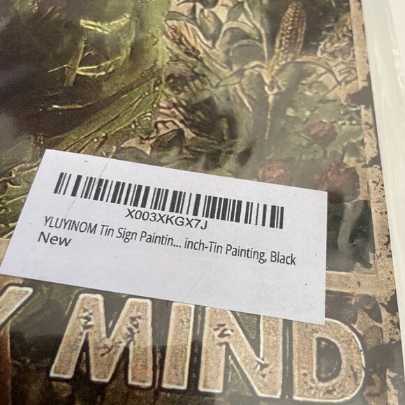 “Into the Garden I Go” Tin Sign - Picture 4 of 6